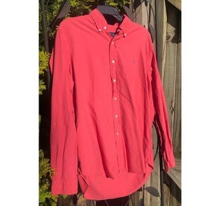 Hot Pink Ralph Lauren Button Down